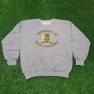 VTG 80s University of Hawk Junction Parody Sweatshirt Mens Large Boxy Fit
